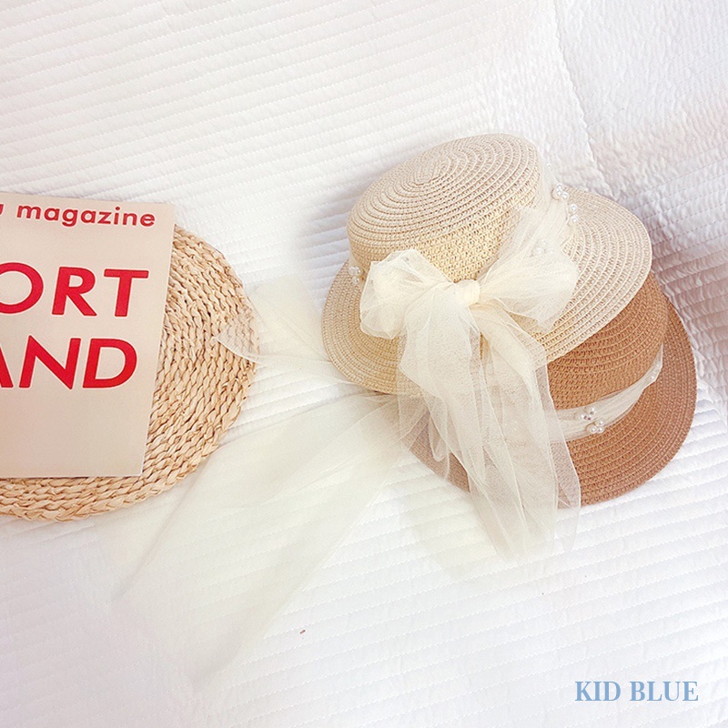 Mũ Cói Rộng Vành Chống Nắng Thiết Kế Mới Thời Trang Mùa Hè Dành Cho Bé