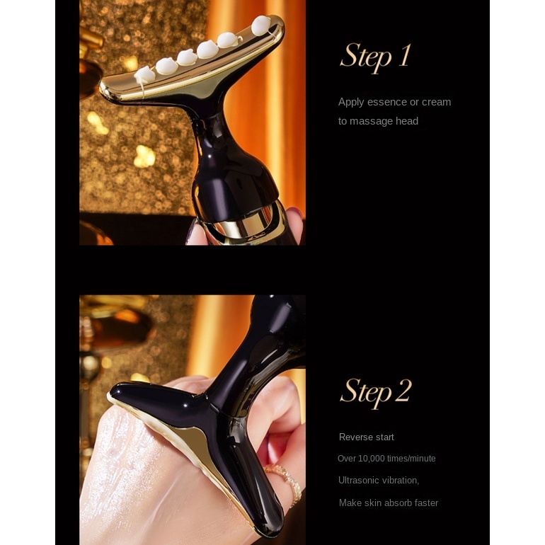 Máy Rung Massage Nâng Và Làm Săn Chắc Da Ba Trong Một