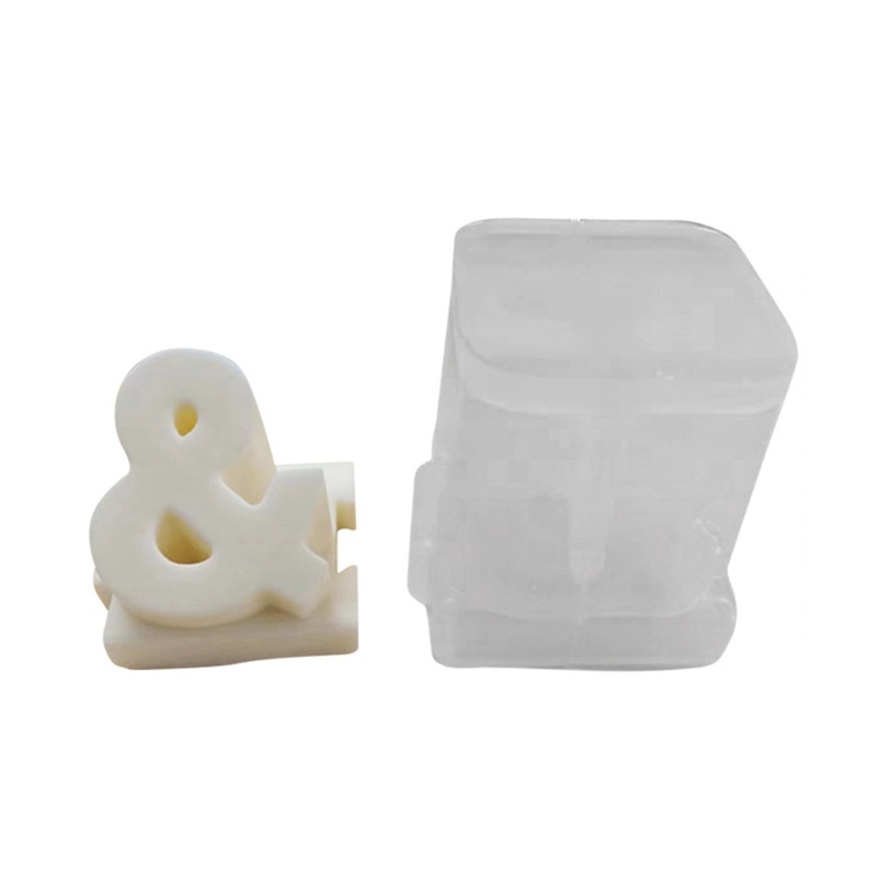 Khuôn Silicone Tạo Hình Làm Nến Thơm Hình Chữ Cái 3D DIY Dễ Vệ Sinh