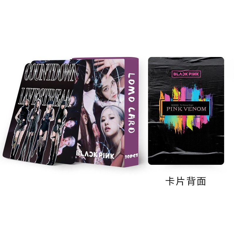 Hôp Lomo Pink Venom BORN PINK LISA JENNIE ROSE JISOO