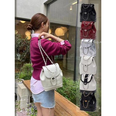 Ba Lô Da Sáp Dầu Thời Trang Hàn Quốc Mới 2023 Cho Nữ