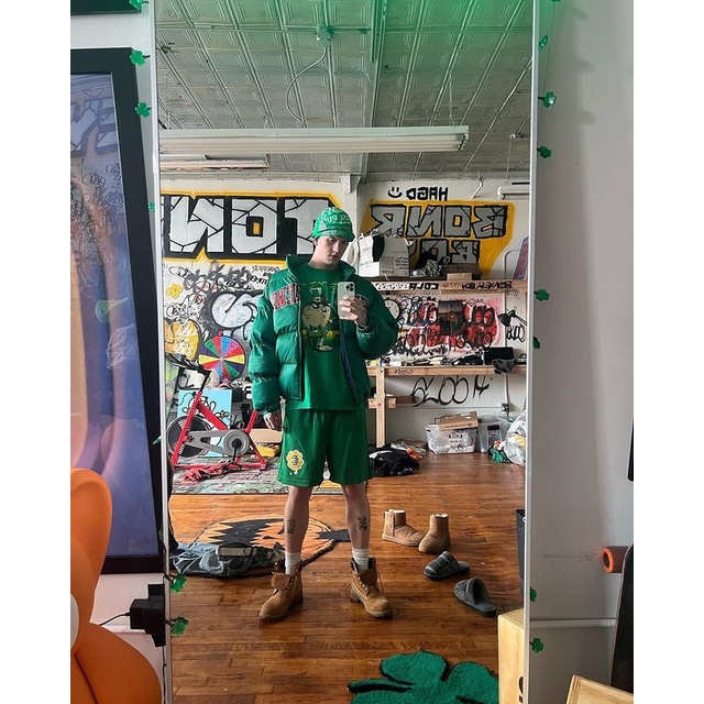 Eric Emanuel Quần Short Thể Thao Bóng Rổ Bốn Lá Đơn Giản Khô Nhanh Phong Cách Mỹ Hàng Mới Dành Cho Nam Và Nữ