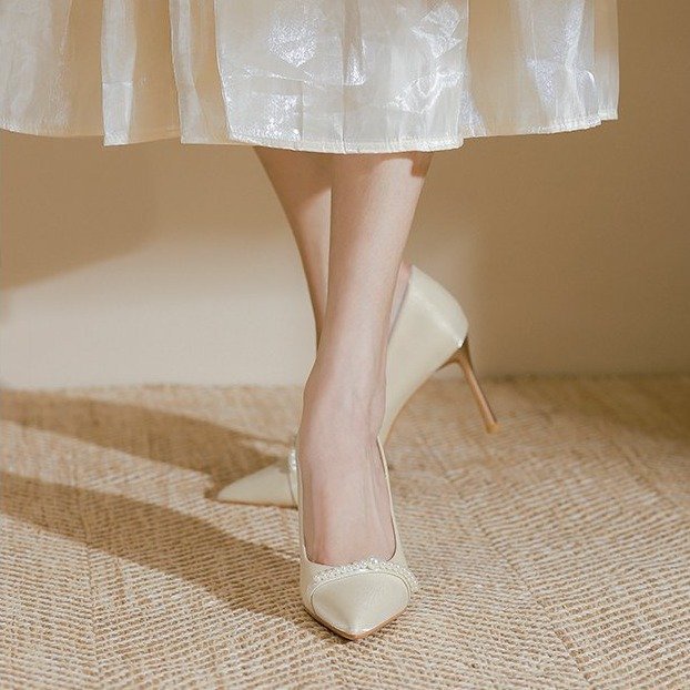 Giày Cao Gót Hai Cách Mang Thời Trang Mới 2023 Dành Cho Cô Dâu H10