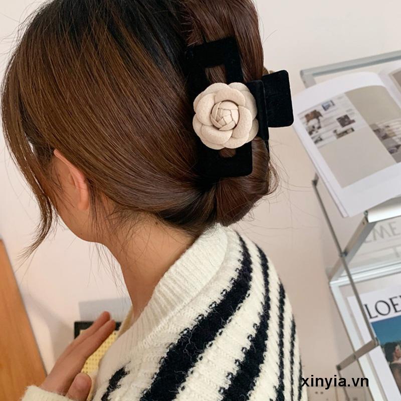 Kẹp Tóc Hình Cá Mập Màu Đen Phong Cách Retro Cao Cấp