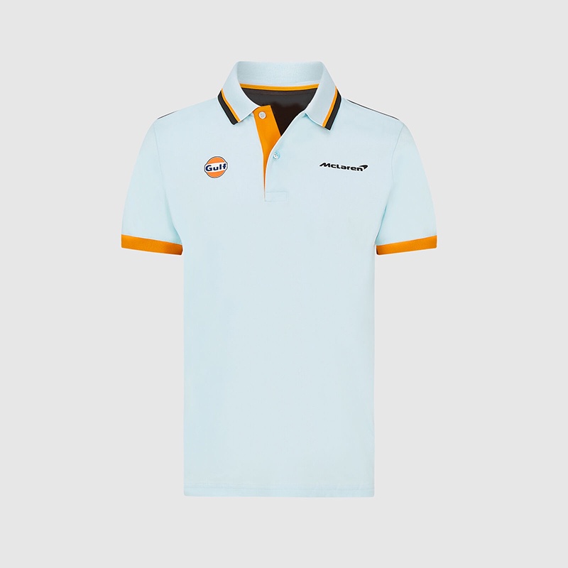 2023 McLaren F1 Racing Suit Áo thun Polo Áo sơ mi ngắn tay McLaren Bay Oil McLaren