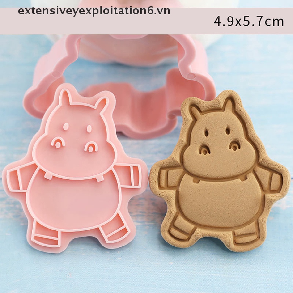 Bộ 8 Khuôn Cắt Bánh Quy Hình Động Vật Dễ Thương