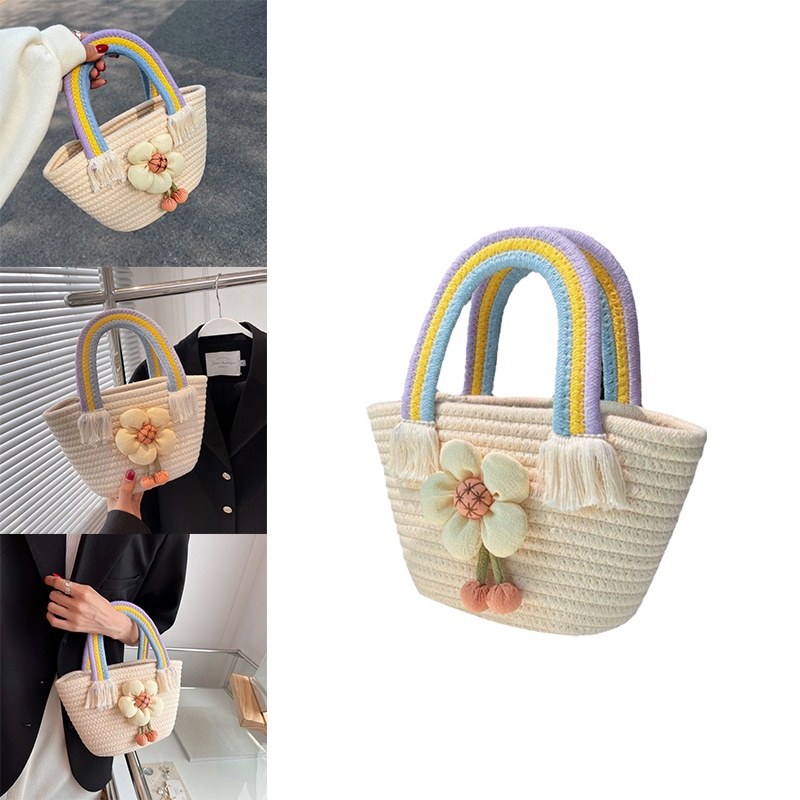 Túi Xách Đan Cói Thời Trang Hàn Quốc Mới 2023 Cho Nữ