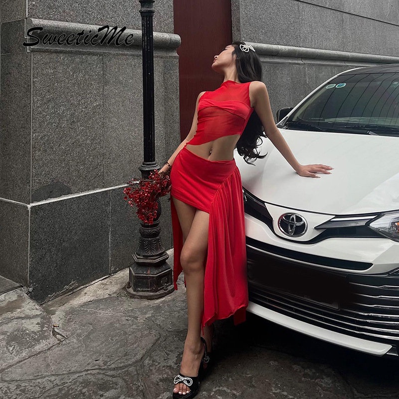 Áo Croptop Cổ Tròn Màu Trơn Dáng Ôm Thời Trang 2023 Cho Nữ