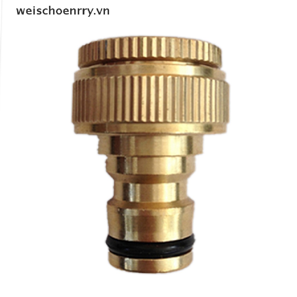 Đầu Nối Ống Nước Bằng Đồng Thau 1 / 2 "3 / 4" Tháo Gỡ Nhanh Tiện Dụng
