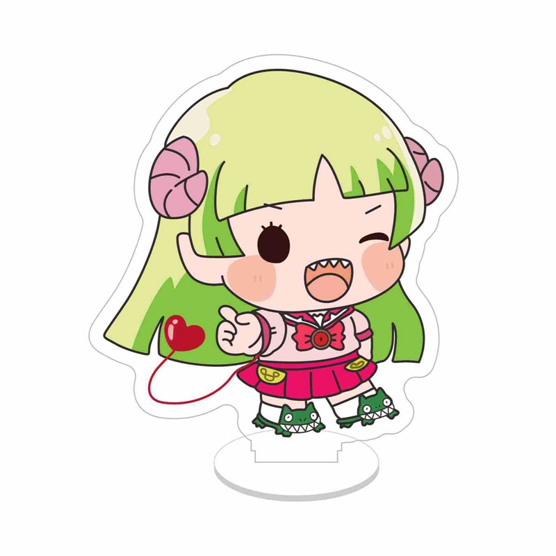 Đồ trang trí Nhân Vật Iruma Kun acrylic Valac Clara Asmodeus Alice Anime Kèm Móc Khóa