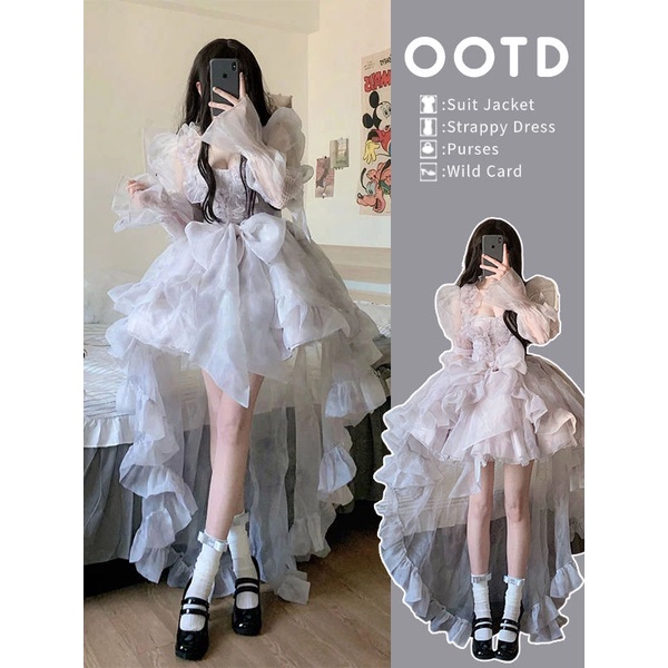 Set Áo Lưới Cardigan Phong Cách Hàn Quốc Mới 2023 + Đầm Ống Ôm Gợi Cảm Cho Nữ