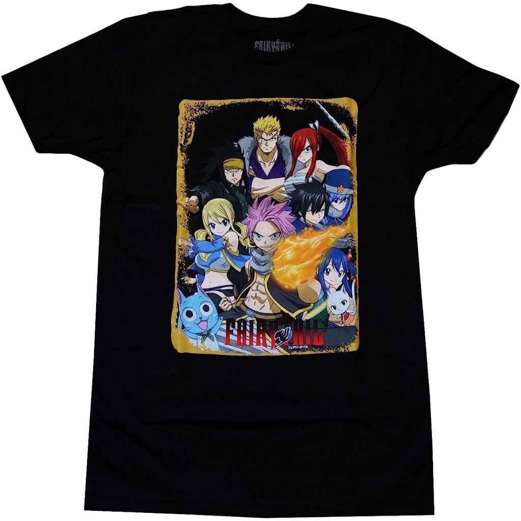 Áo Thun In Hình Nhóm Nhạc Guild Heroes Truyện Tranh Fairy Tail Giải Trí Hợp Thời Trang Cho Nam Và Nữ