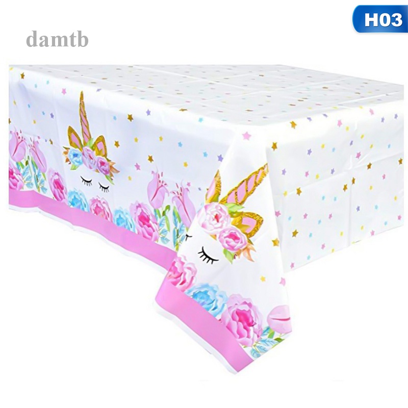 Khăn Trải Bàn Handmade Bằng Nhựa Chống Nước Hình Kỳ Lân Cho Bé