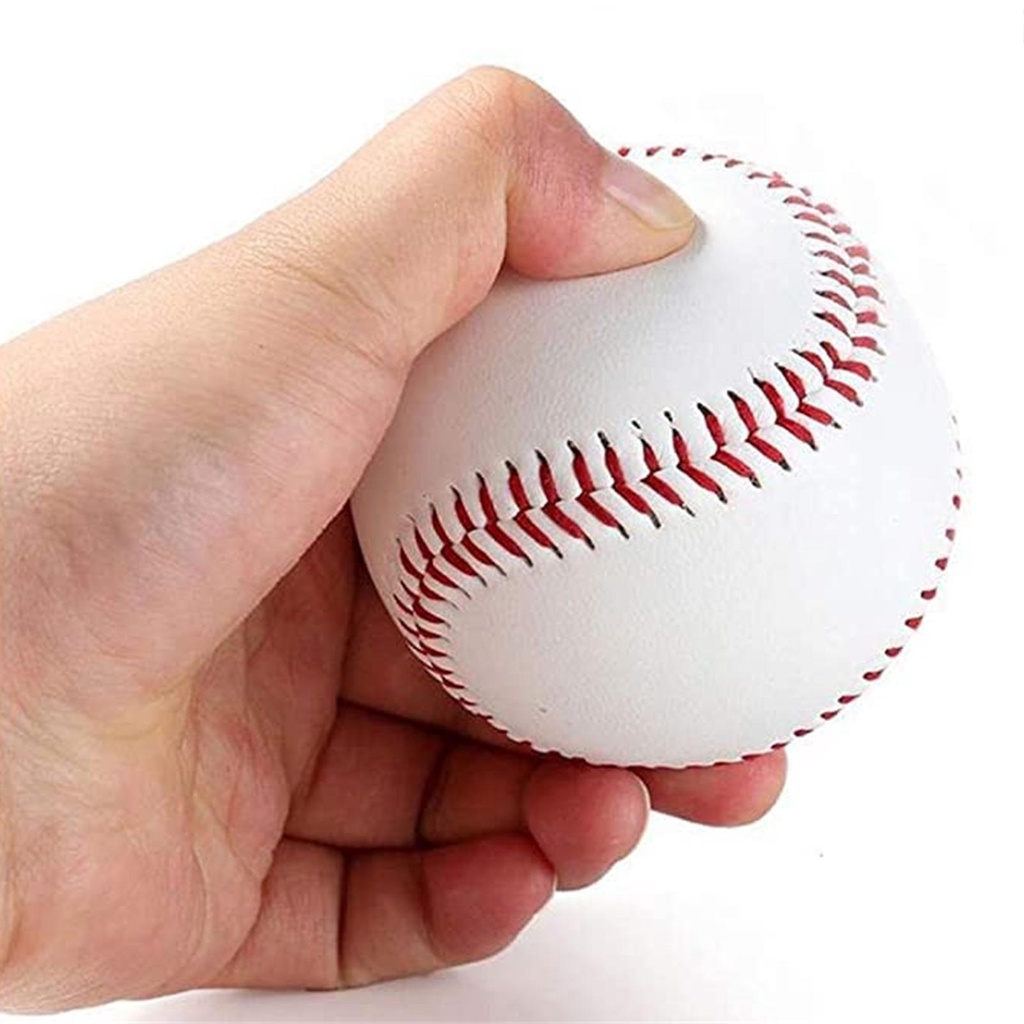 Quả Bóng Chày Bằng Da PVC Lõi Nút Bần 9 Inch Cho Người Mới Bắt Đầu
