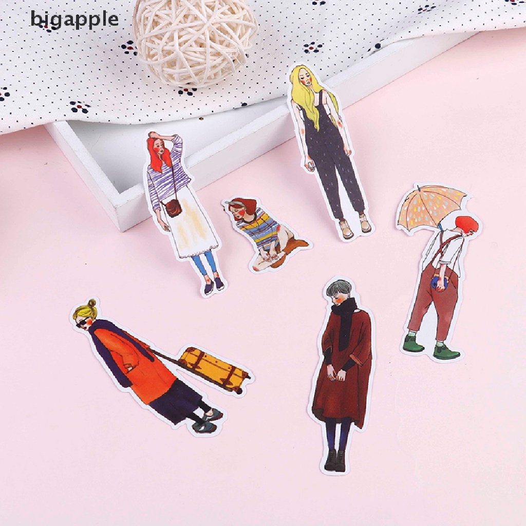 Bigapple 280 Cái / Gói Album Ảnh Nhật Ký Tự Trang Trí Sổ Tay Xinh Đẹp RDG