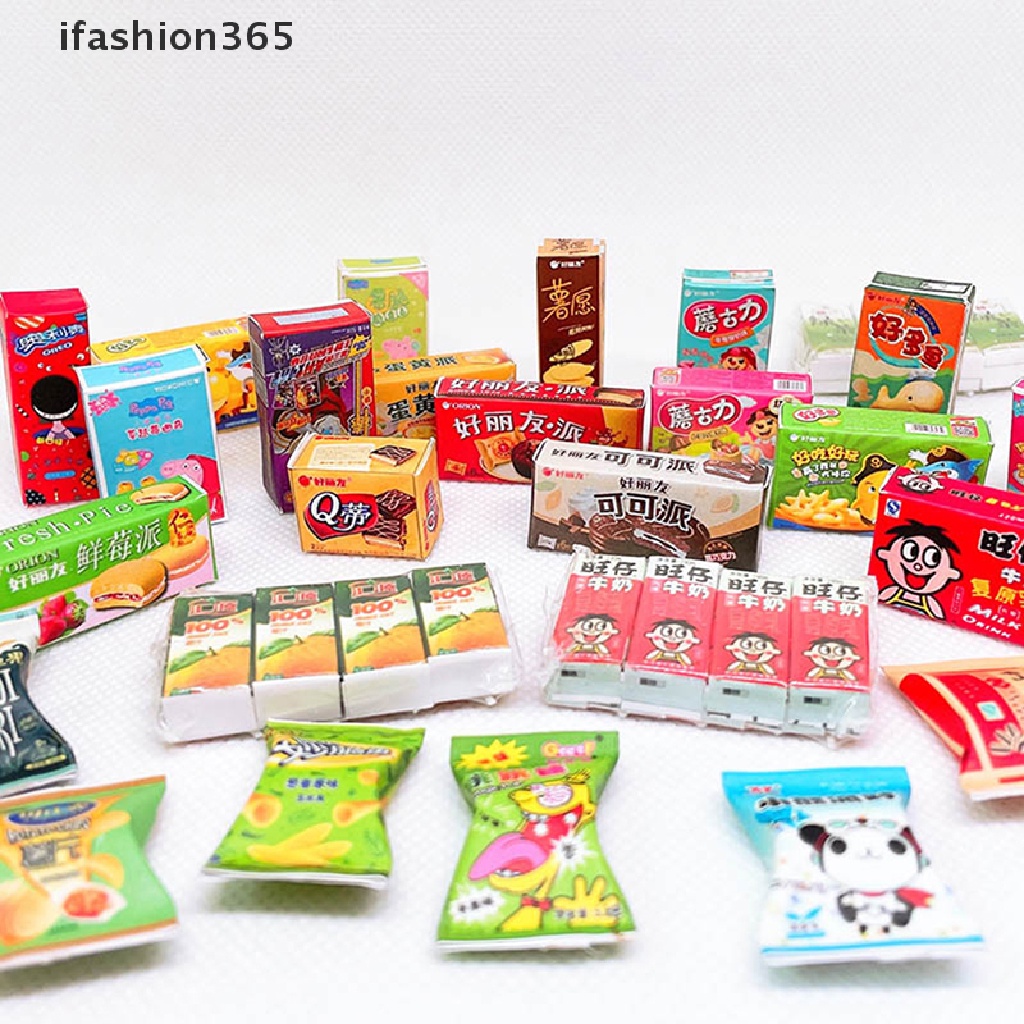 Mô Hình Hộp Bánh Mì / Thức Ăn / Nước Uống Trang Trí Nhà Búp Bê 1: 12