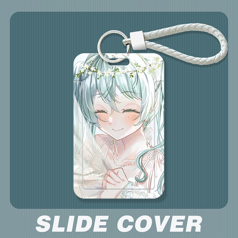 Vỏ Bọc Bảo Vệ Tài Liệu Xe Buýt Hình Hatsune Miku Đáng Yêu