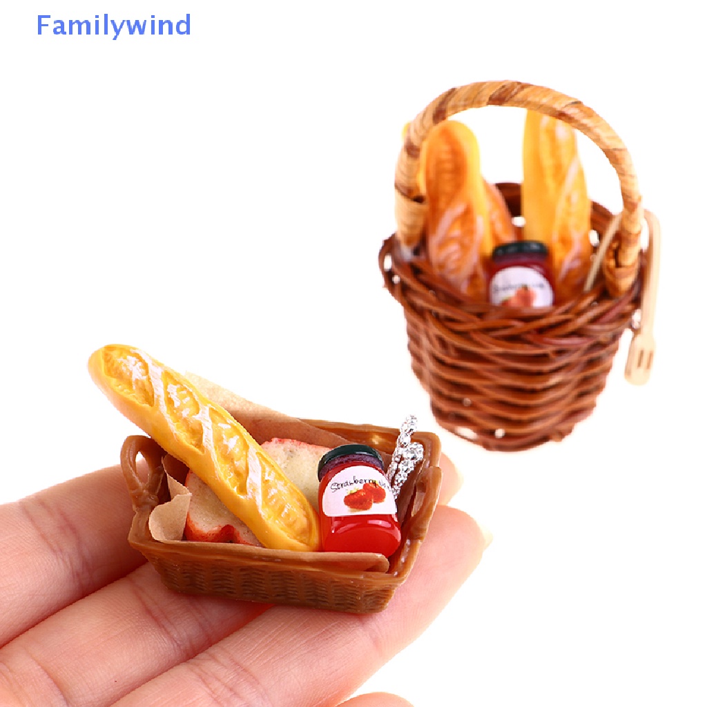 Giỏ Bánh Mì Đồ Chơi Búp Bê Cỡ 1 / 6 1 / 12