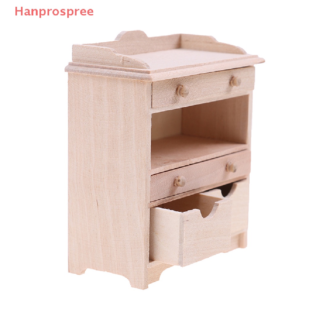 Bộ Mô Hình Tủ Nội Thất Trang Trí Nhà Búp Bê Tỉ Lệ 1: 12