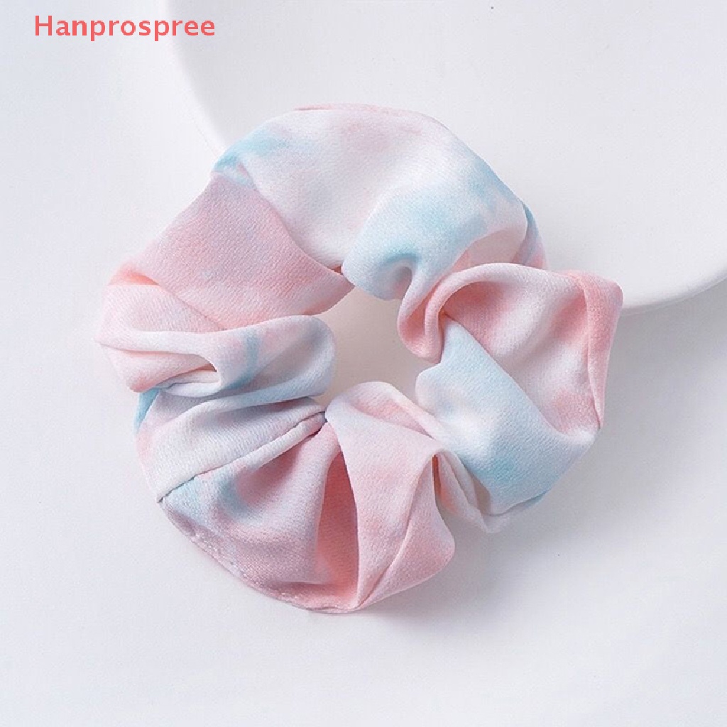 Dây Buộc Tóc Cao Su Co Giãn In Họa Tiết Trái Bơ / Hoa Dễ Thương Phong Cách Hàn Quốc Cho Nữ