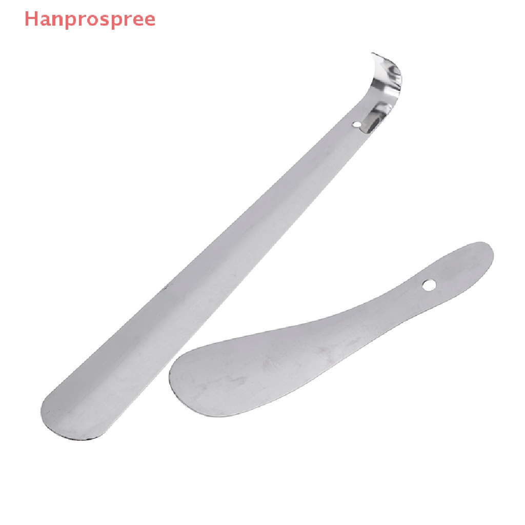 Hanprospree > Sừng Giày Bằng Thép Không Gỉ 3 Kích Cỡ Màu Bạc Sáng Bóng Chuyên Nghiệp