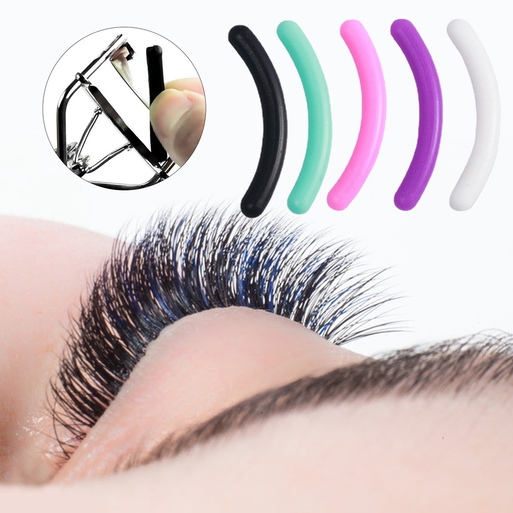 Hộp 30 Miếng Đệm Silicone Uốn Cong Lông Mi Độ Đàn Hồi Cao Thiết Kế Cong Kèm Hộp Đựng Dành Cho Bạn Nữ