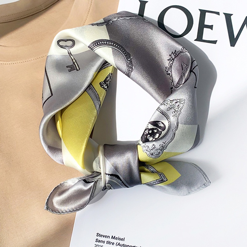 Khăn Quàng Cổ Bằng Lụa 100% Thời Trang Dành Cho Nữ