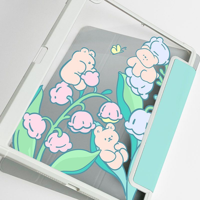 Ốp Máy Tính Bảng Bằng Acrylic Có Ngăn Đựng Bút Cho iPad gen 9 iPad gen 10 2022 iPad 2021 Pro 11 2019 2020 10.2