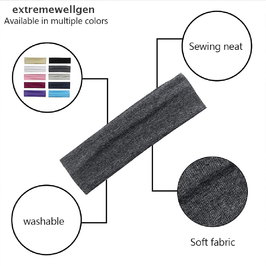 Băng Đô Thể Thao Co Giãn Thời Trang Cho Nữ