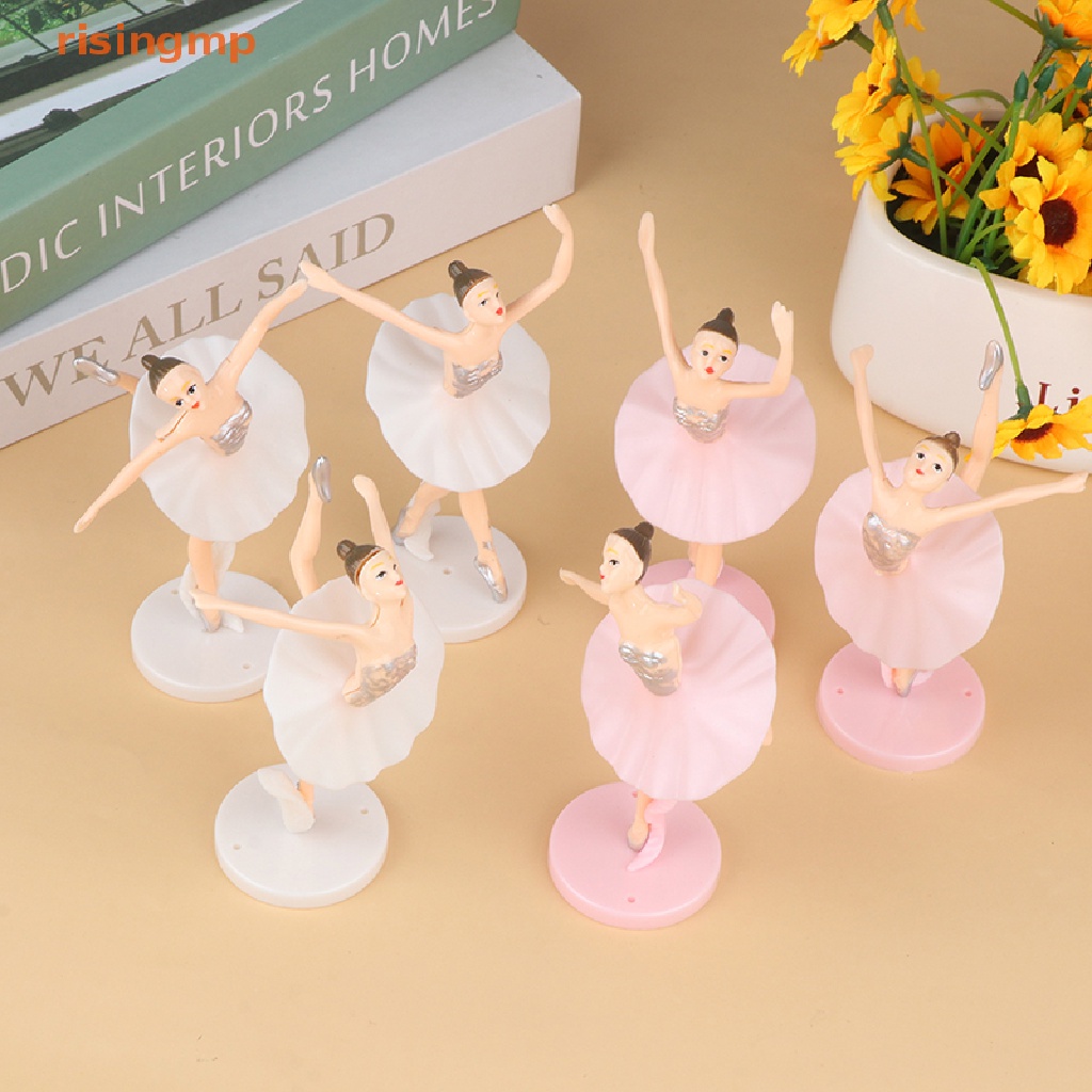 Bộ 3 Mô Hình Búp Bê Múa Ba Lê Dùng Trang Trí Bánh Kem