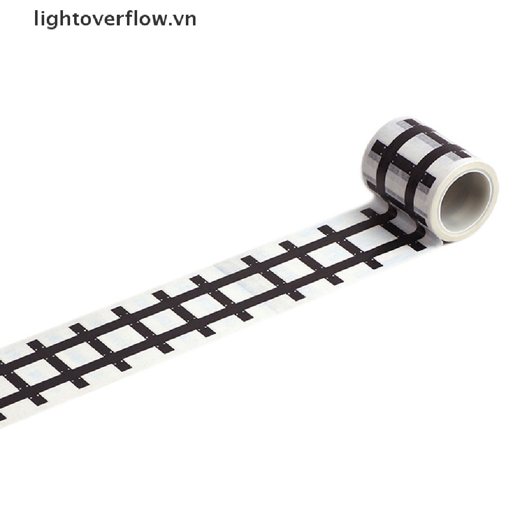[lightoverflow] Băng Keo Dán Washi Đường Ray Giao Thông Đường Ray [VN]