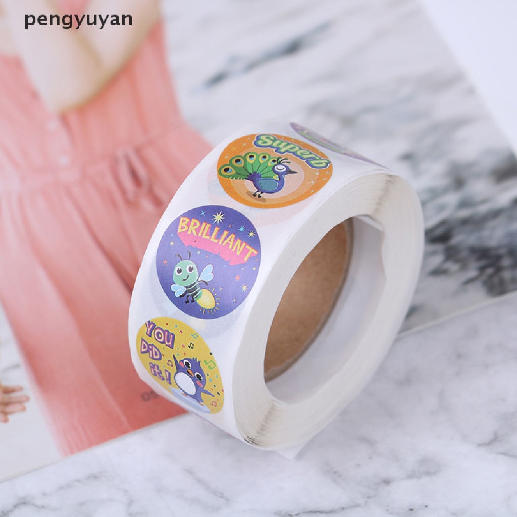 [pengyuyan] Cuộn 500 Miếng Dán Phần Thưởng Động Lực Cho Học Sinh [Mới]
