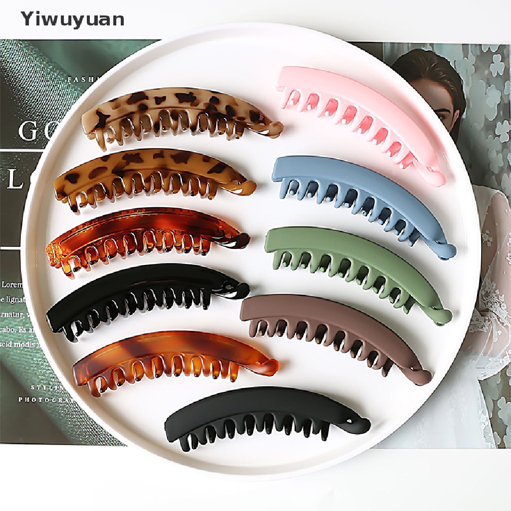 < Yiwuyuan > Kẹp Tóc Đuôi Ngựa Nhám Cho Nữ