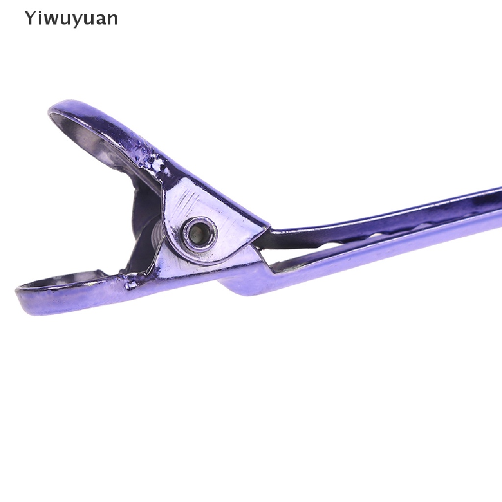 Bộ 6 Kẹp Mỏ Vịt Bằng Kim Loại Chuyên Dụng Cho Salon Làm Tóc