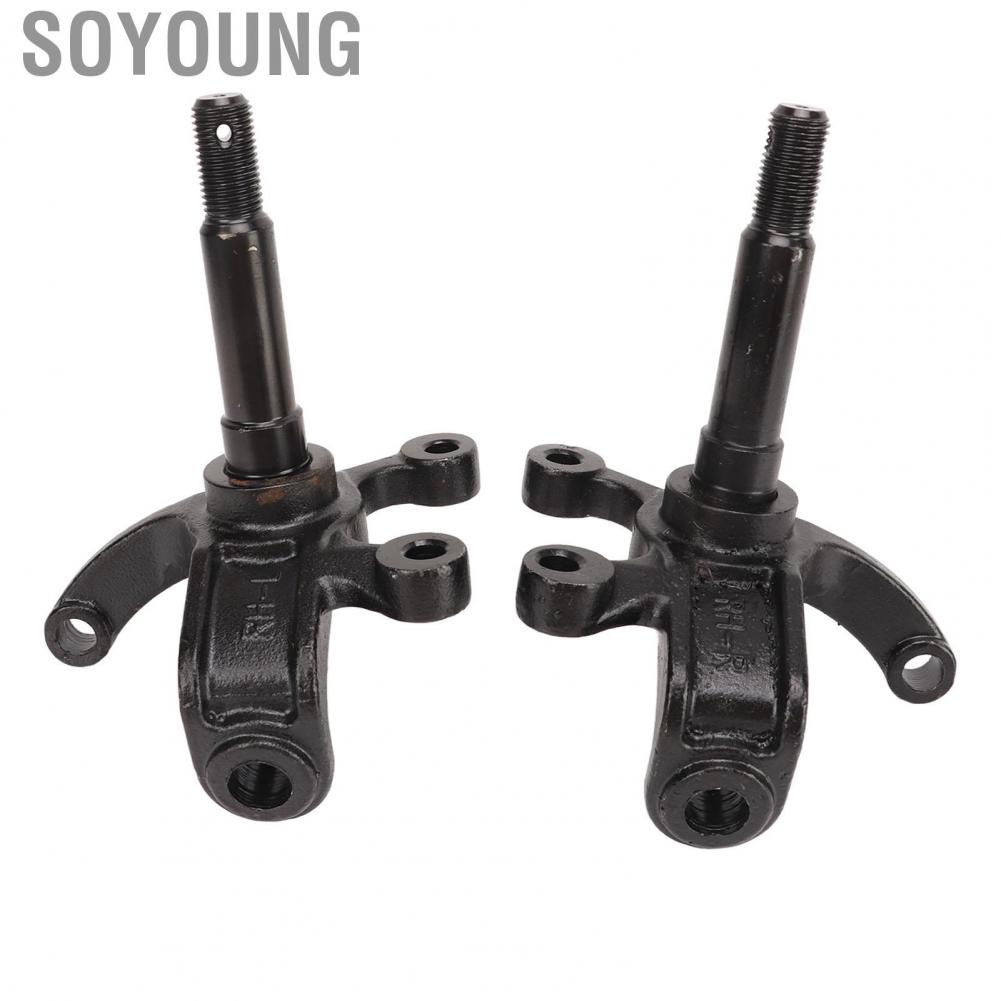 Soyoung Wheel Stub Axle Strut  Anti Deformation Durable High Hardness Steering Knuckle Spindle 2 Pcs for 110cc 150cc 200cc 250cc ATV