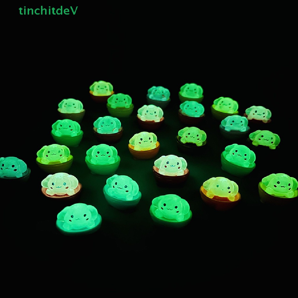 [TinchitdeV] Bộ 2 Chú Chó Nhựa Phát Quang Đáng Yêu Trang Trí Nội Thất