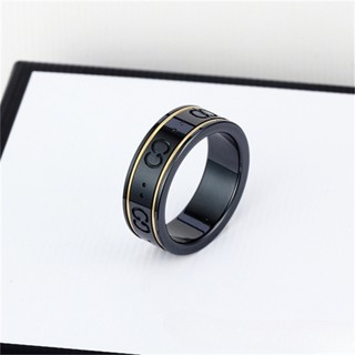 Nhẫn Cặp Bằng Sứ Mạ Vàng Kiểu Dáng Độc Đáo Thời Trang  Quà tặng