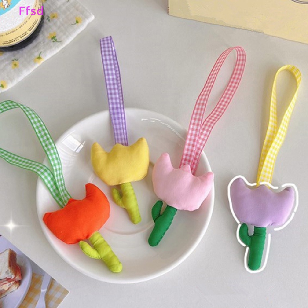 {Ffsd} Móc Khóa Búp Bê Hoa Tulip Đồ Chơi Cho Túi Xách Điện Thoại Kawali * Bán Chạy