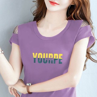 Áo Thun Cotton Tay Ngắn Plus Size Phong Cách Mùa Hè Mới Cho Nữ