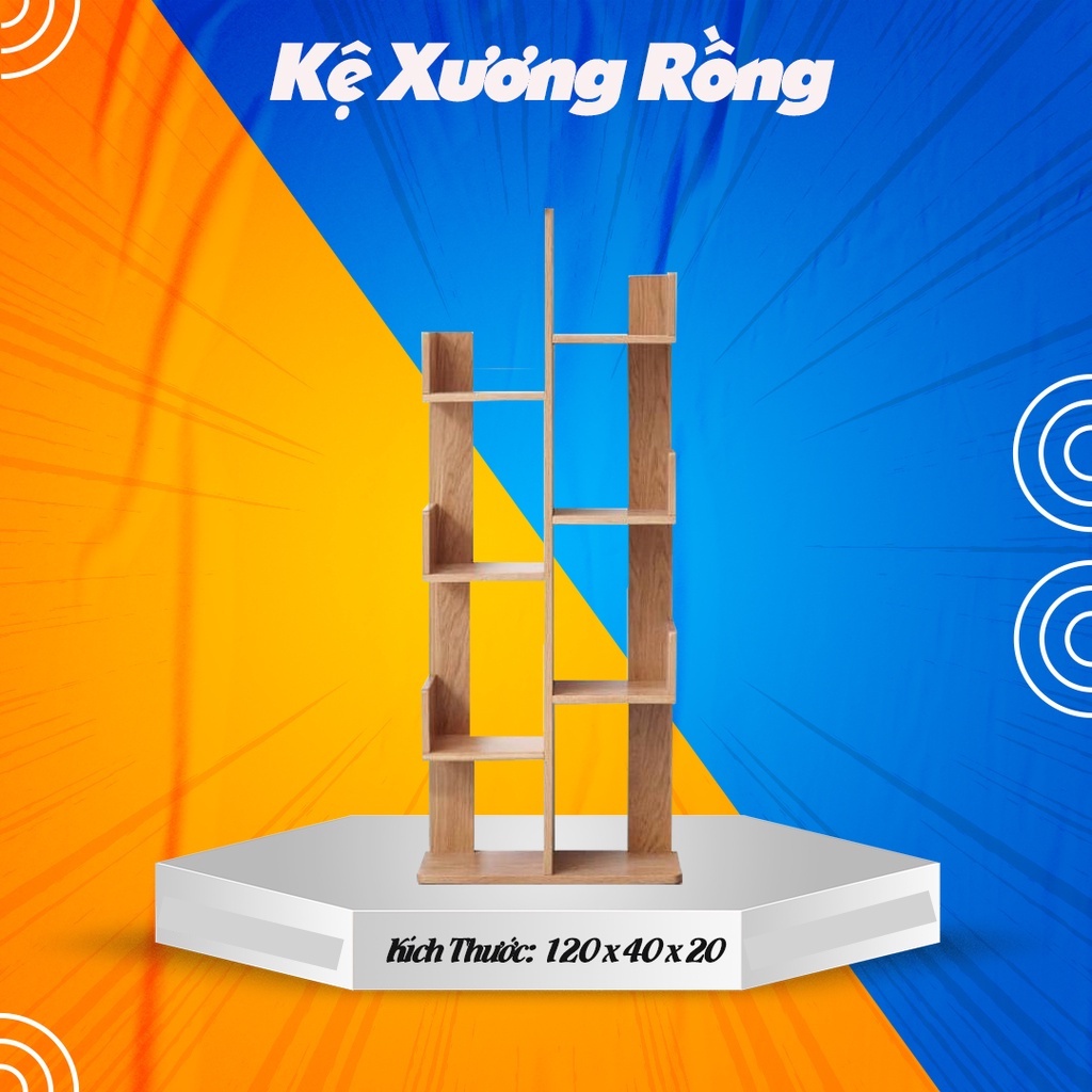 Kệ Gỗ Xương Rồng, kệ sách đa năng xinh xắn, đa năng, bền đẹp