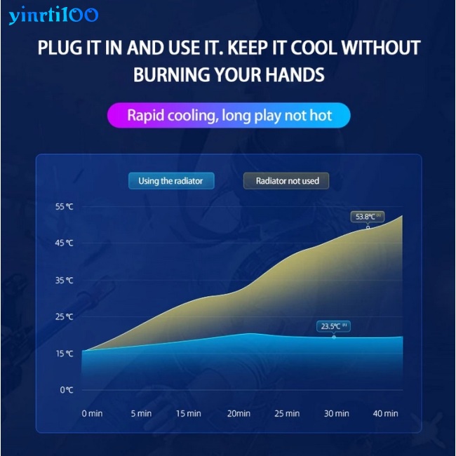 Giá Đỡ Tản Nhiệt Yinrti N2 Thông Dụng Cho Điện Thoại Di Động Chơi Game