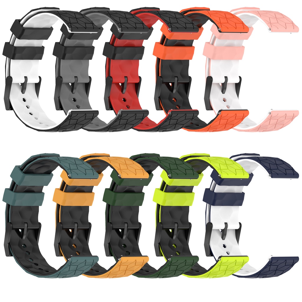 Dây Đeo Silicone 20 / 22mm Cho Đồng Hồ Thông Minh Huami Amazfit Gtr 4 / 3 / 3Pro / Gtr 47mm Bip 3 / GTS / 2 / 2e / 4 / 2 Mini