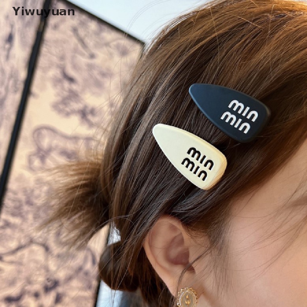 < Yiwuyuan > Kẹp Tóc Màu Kẹo Ngọt Ngào Dễ Thương Cho Nữ