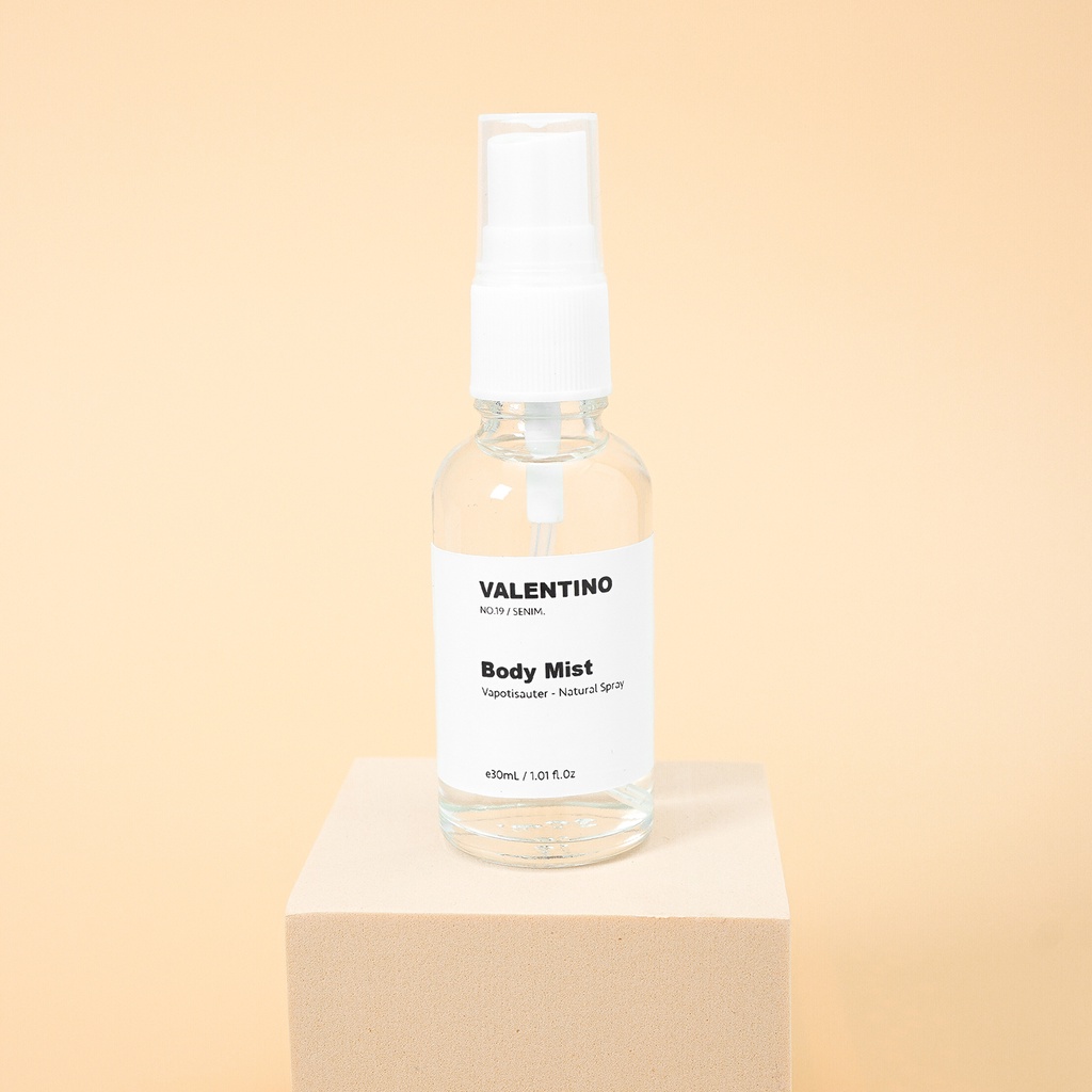 Body mist nữ hương nước hoa Valentino chính hãng SENIM, Body mist chiết hương thơm ngọt ngào - 30mL
