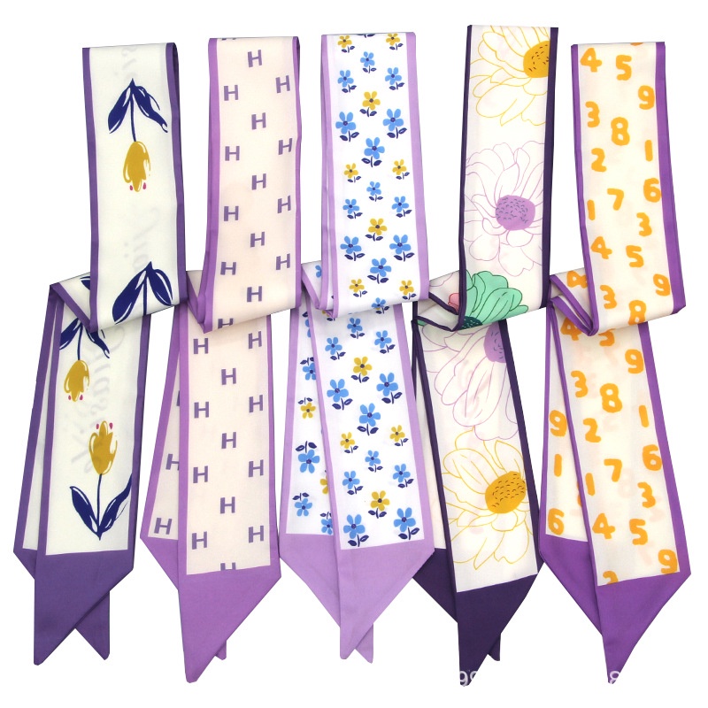 Băng Đô Cài Tóc Dài Đính Nơ Đa Năng Dễ Thương