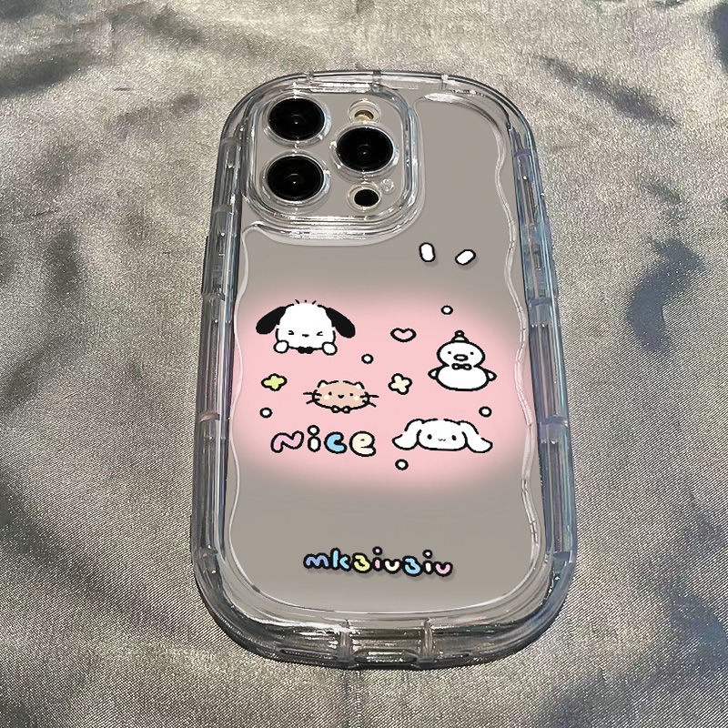 ✅Ốp Điện Thoại Dẻo Trong Suốt Họa Tiết Chú Chó Pacha Dễ Thương Chống Sốc Cho Iphone14xs 711 Apple / 12 / 13promaxxr8p / M7ZQ