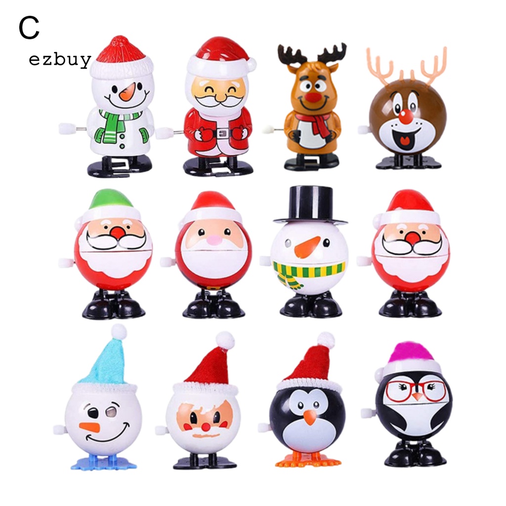 Set 12 Thú Nhồi Bông Hình Ông Già Noel Trang Trí Giáng Sinh