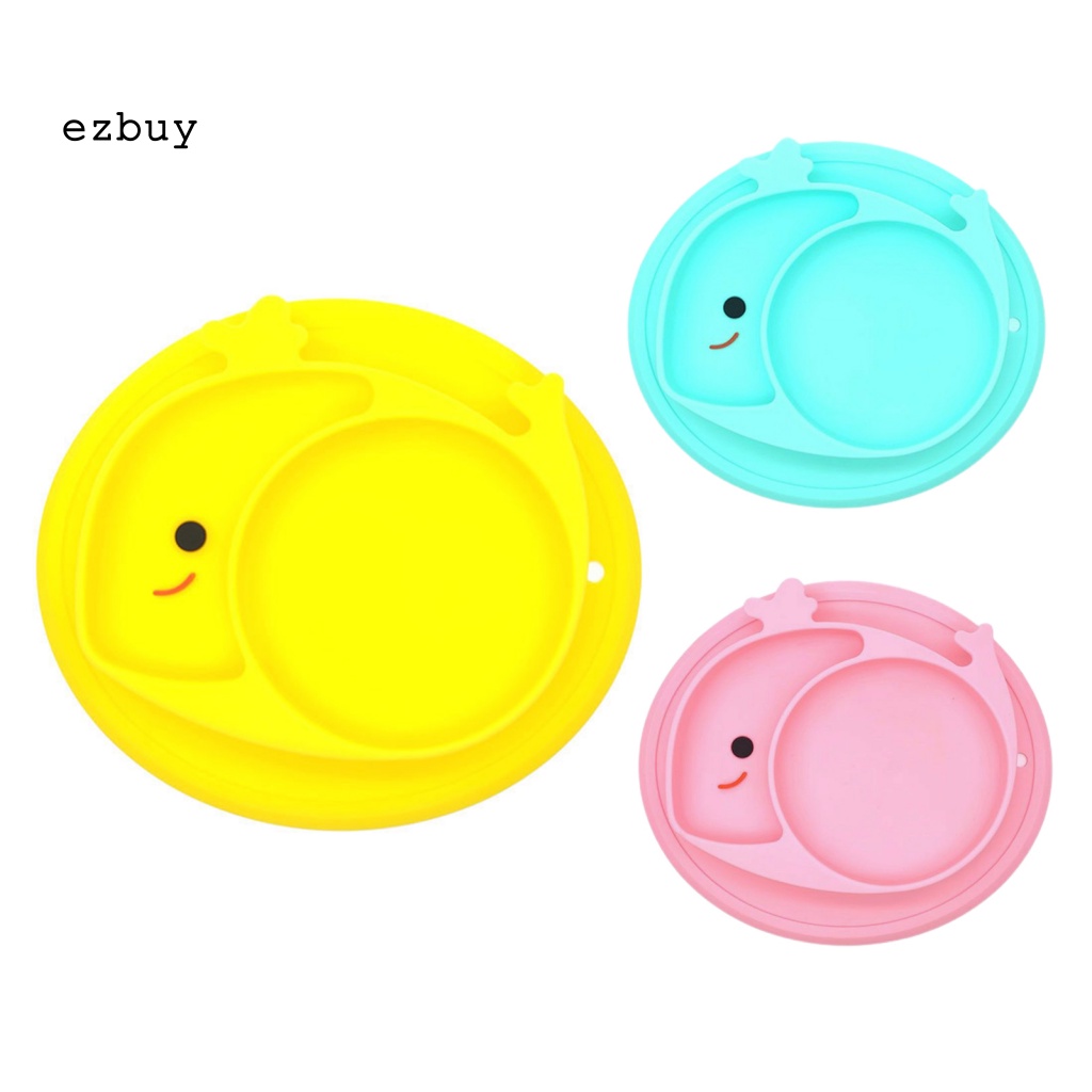 Đĩa Ăn Nhẹ Màu Sắc Xinh Xắn Chống Rò Rỉ Tiện Dụng Cho Bé
