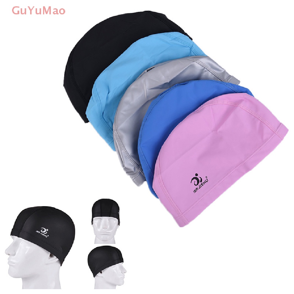 Mũ Bơi Thể Thao Bằng PU Co Giãn Chống Nước Bảo Vệ Tai Cho Người Lớn PRTA