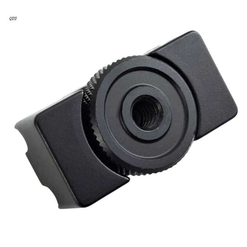 Khay Kẹp Bảo Vệ Dây Cáp Máy Ảnh Bằng Nhôm Kèm Ốc Vít 1 / 4 Cho DSLR